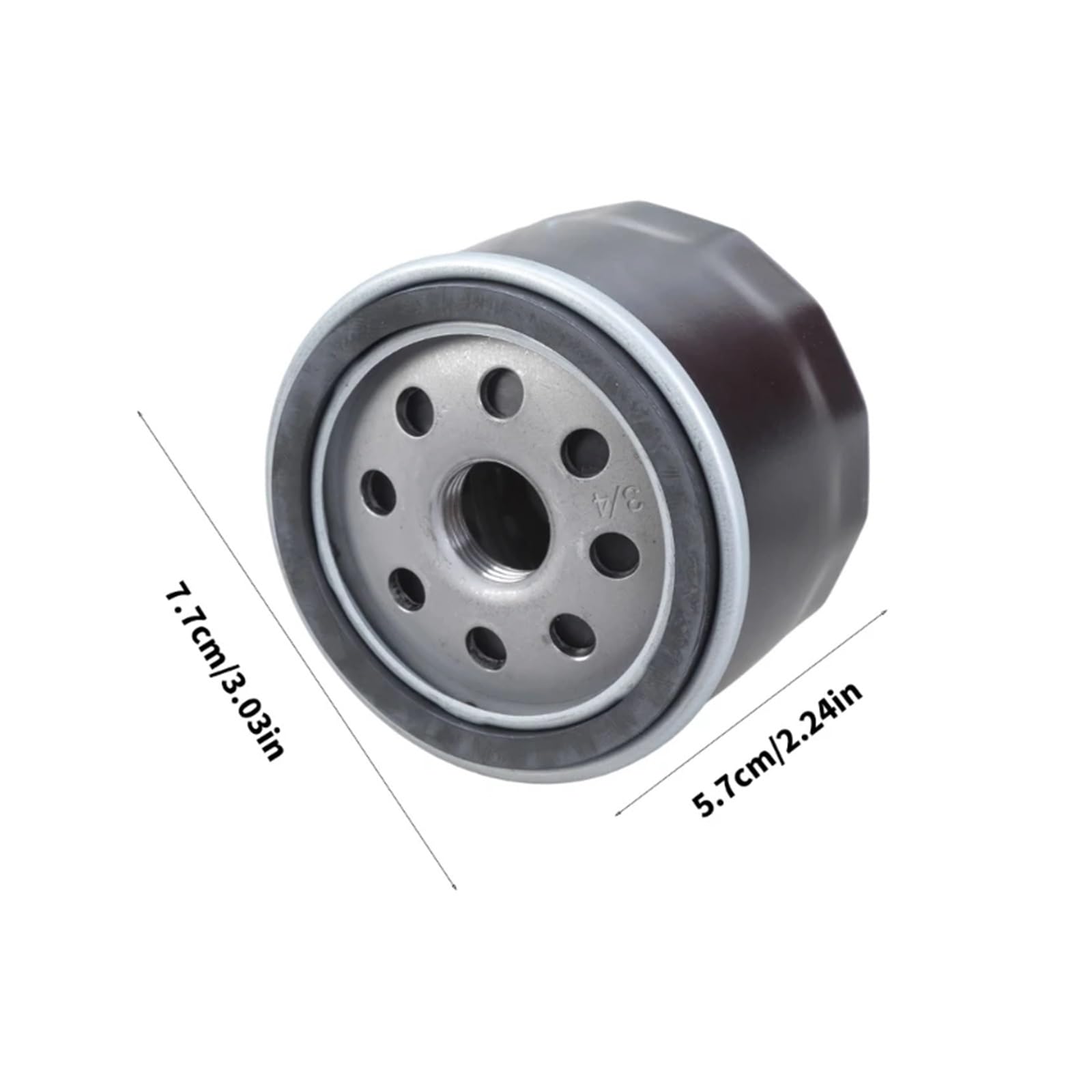 Paquete de 2 filtros de aceite de repuesto for mantenimiento de motores pequeños y cortacésped.