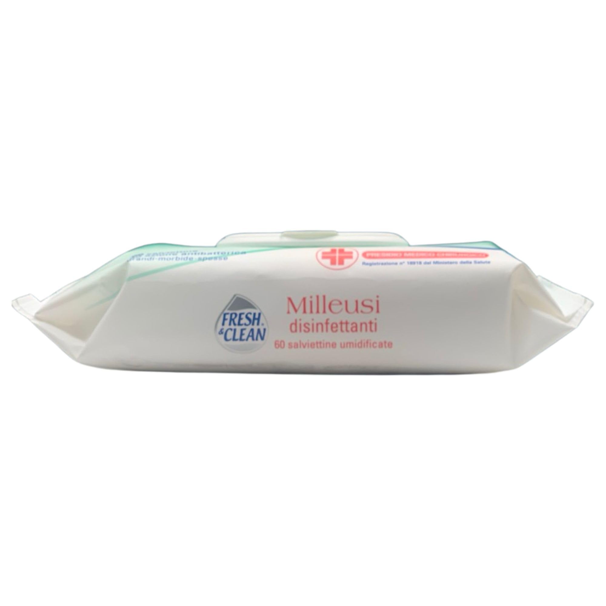 9x Confezione Da 60 Salviettine Umidificate MILLEUSI Disinfettanti. Grandi, Morbide e Spesse. Utili In Casa e Fuori