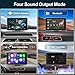Portable Apple Carplay/Android Auto Screen for Car, 7 Inch HD Touch Screen Wireless Car Play with Backup Camera, Voice Control, BT, FM, Mirror Link for All Vehicle