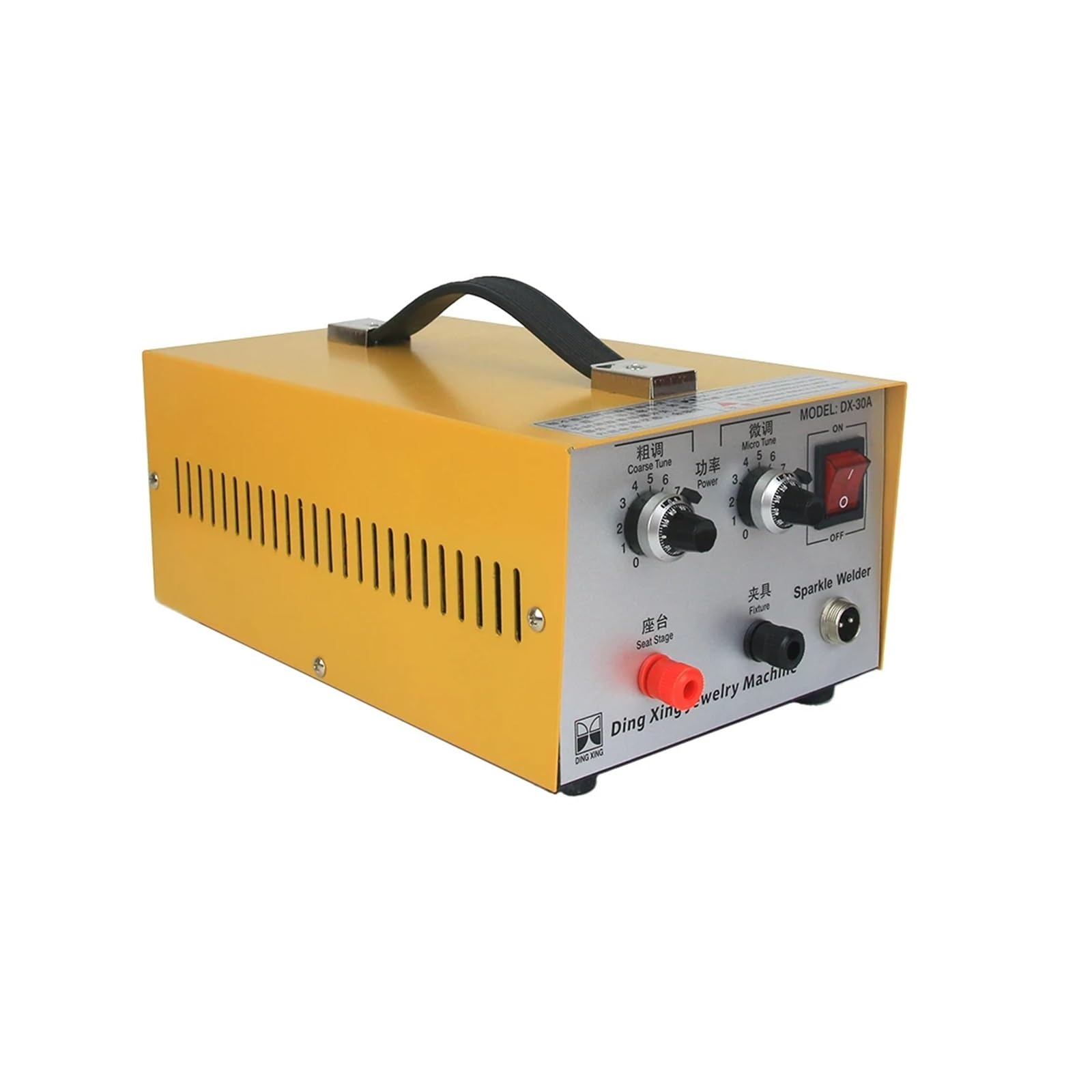Soldadora láser de mano DX-30A, máquina de soldadura a tope por pulsos, equipo de joyería, herramienta for anillos de oro y plata, hebillas de boca. Para principiantes en bricolaje