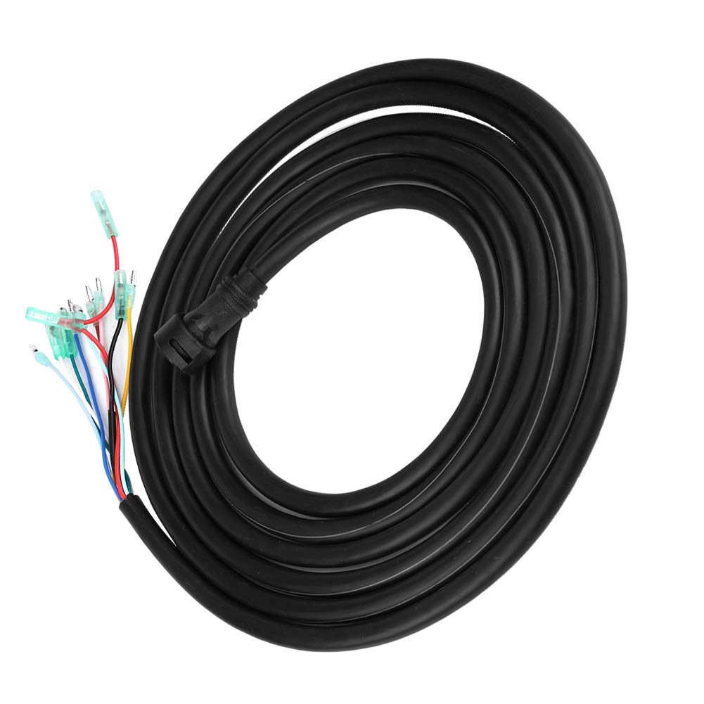 Cablaggio Marino Elettrico, Cavo 10 Pin da 16 Piedi con Connettore Compatibile con Yamaha 703, Ricambio 688-8258A-20-00 per Scatola Comandi di Motore Fuoribordo Nautico