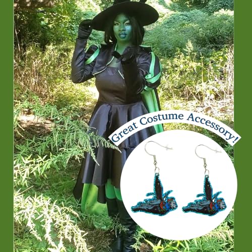 Cute Pair of Flying Monkey Style Earrings for Women. Blue Monkey with Wings for Women. Fun Wonderful Wizard Oz Inspired Ear rings. Wicked Fun!4