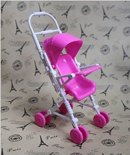 Uteruik Plastic Furniture Infant Carriage Stroller for Doll Kelly