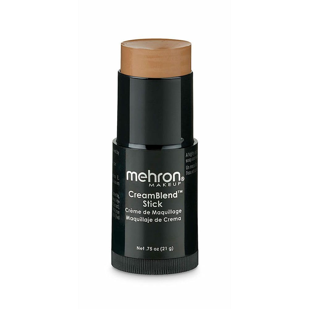 Mehron Makeup CreamBlend Stick - MEDIUM DARK 0, Cream Foundation