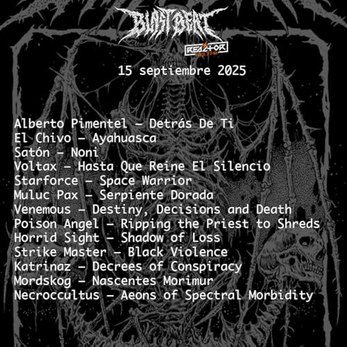Page de couverture de 316 Blast Beat 105 - 15 septiembre 2025