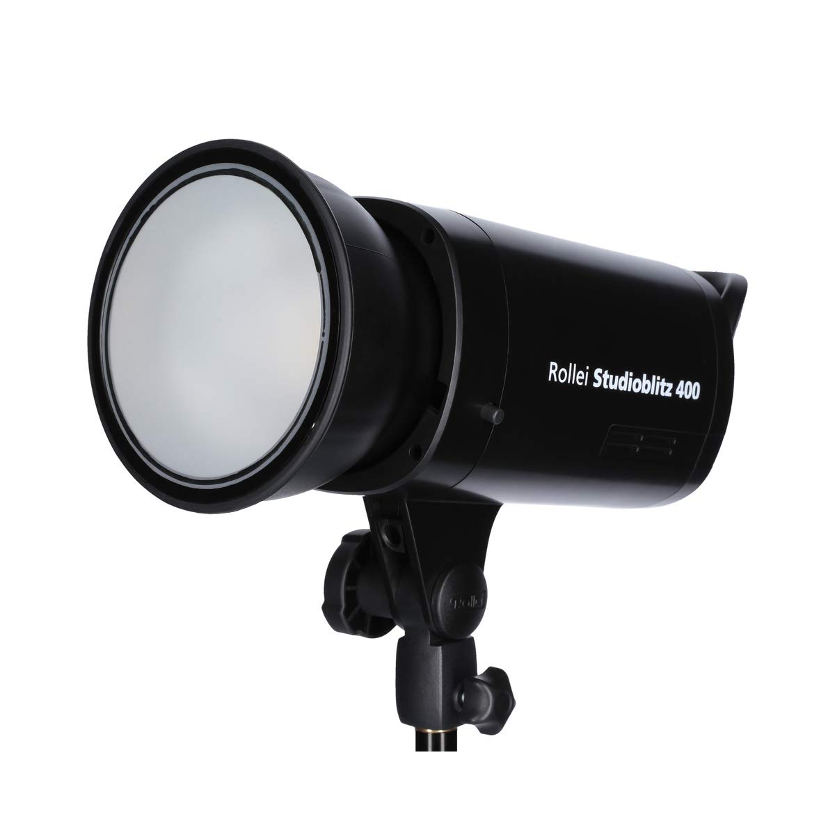 Rollei Studioblitz 400 Double Kit - lampa studyjna o mocy błyskowej 400 W, 2 x lampa błyskowa, Octabox 90 cm, softbox 60 x 90 cm, 2 x statyw do lampy, radiowy nadajnik U7, reflektor z 5 kolorowymi foliami i walizką na kółkach