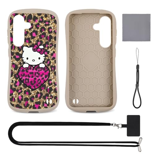 �ySamsung Galaxy S22/S23/S24�V���[�Y�ɑΉ��z�n���[�L�e�B �q���E�� �X�}�z�P�[�X �w��h�~ �ϏՌ� ����₷�� �S�ʕی� ���t���h�~ �X�g���b�v�z�[�� �l�C ���킢�� �L�����N�^�[