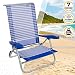 Aktive 53980 - Silla plegable aluminio 7 posiciones 64 x 49 x...
