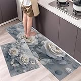Multifonction & facile d’entretien: Ces tapis anti-fatigue offrent un espace confortable pour se tenir debout devant l’évier, la cuisine, la buanderie, le bureau ou d’autres espaces intérieurs. Lavables en machine, ils se nettoient facilement tout en conservant leur aspect d’origine. Adaptés à de nombreuses surfaces (carrelage, parquet, bois, marbre, céramique, etc.), ils constituent également un cadeau pratique et élégant pour la famille ou les amis