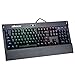 Produktbild KKmoon mechanische professionelle Spiel Esport Tastatur, mit taktilen High-Speed-104-Taste Floating Anti-Ghosting blauen Schalter voll RGB LED programmierbare Hintergrundbeleuchtung USB-Kabel