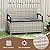RELAX4LIFE Wicker Outdoor Storage Bench, Rattan Deck Box w/Protective Liner for Patio Furniture Pillows & Garden Tools, Porch Loveseat with Seat Cushion, Acacia Wood Armrests (Grey)