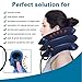 Inflatable Neck Sretcher for Neck Pain Relief (BLUE-14)