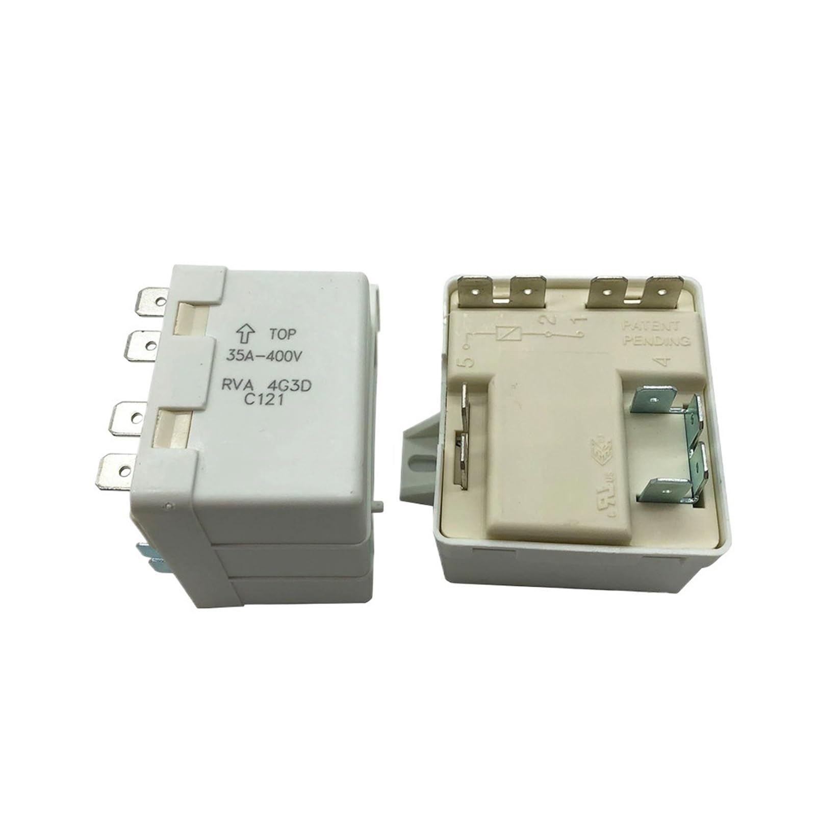 Relais de démarrage de compresseur RVA4G3D 35A 400V 3P 220V pour machine à glace