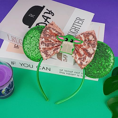 Image of FANYITY Mouse Costume Ears, Mouse Ears Headbands for Girls & Women Party,Size Free