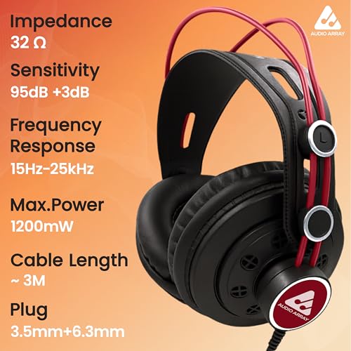 Image of Audio Array Professional Dynamic Bundle with Headphones & Audio Interface - USB /XLR Dynamic Microphone, 24-bit /192kHz Interface, Boom Arm & Semi-Open Headphones | Plug & Play Podcast Kit - PB-12