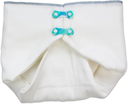 Miniatura 8 de Purity - Pañales de tela plana para adultos, suave, absorbente y duradera, tela de gasa 100% algodón. Fabricado en los Estados Unidos, tamaño