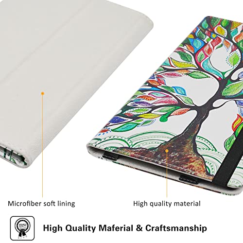 MAMA MOUTH Compatible with Blackview Tab 13 Case,Slim Folio Folding Stand PU Leather Cover for 10.1" Blackview Tab 13 Tablet,Love tree - Image 3