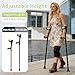 Lvyeyung Adjustable Forearm Crutches for Adults, 10-Levels Adjustable Height, Walk Easy Forearm Crutches, Aluminum Crutches for Walking