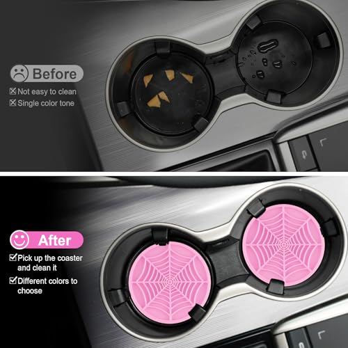 Portavasos de silicona antideslizante para carro 4 piezas miniatura 5