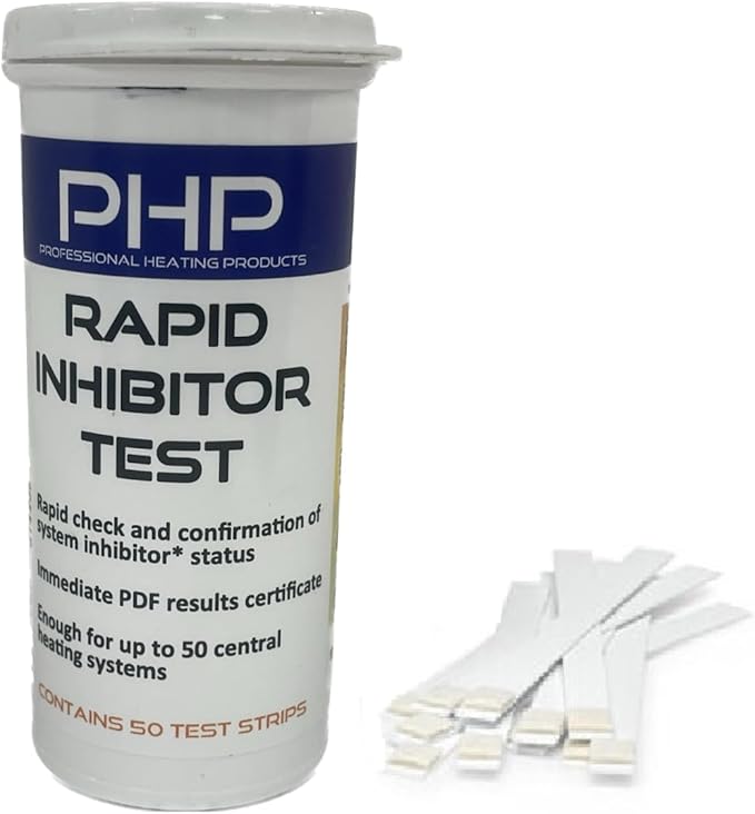 PHP Rapid Inhibitor Test Kit Strips for Central Heating & Underfloor