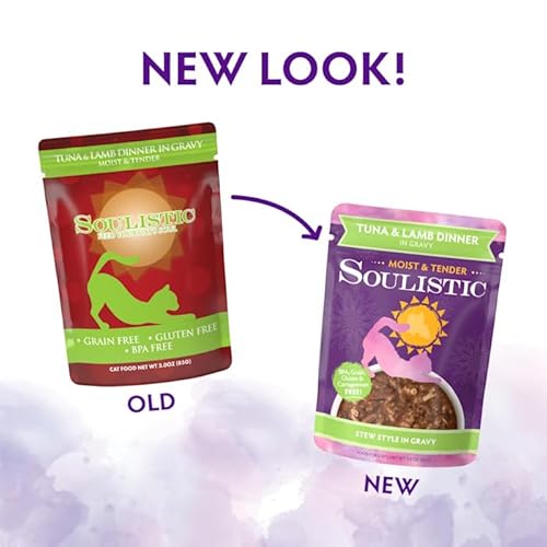 Soulistic P0011CS Moist & Tender Tuna & Lamb Dinner In Gravy Wet Cat Food thumb #1