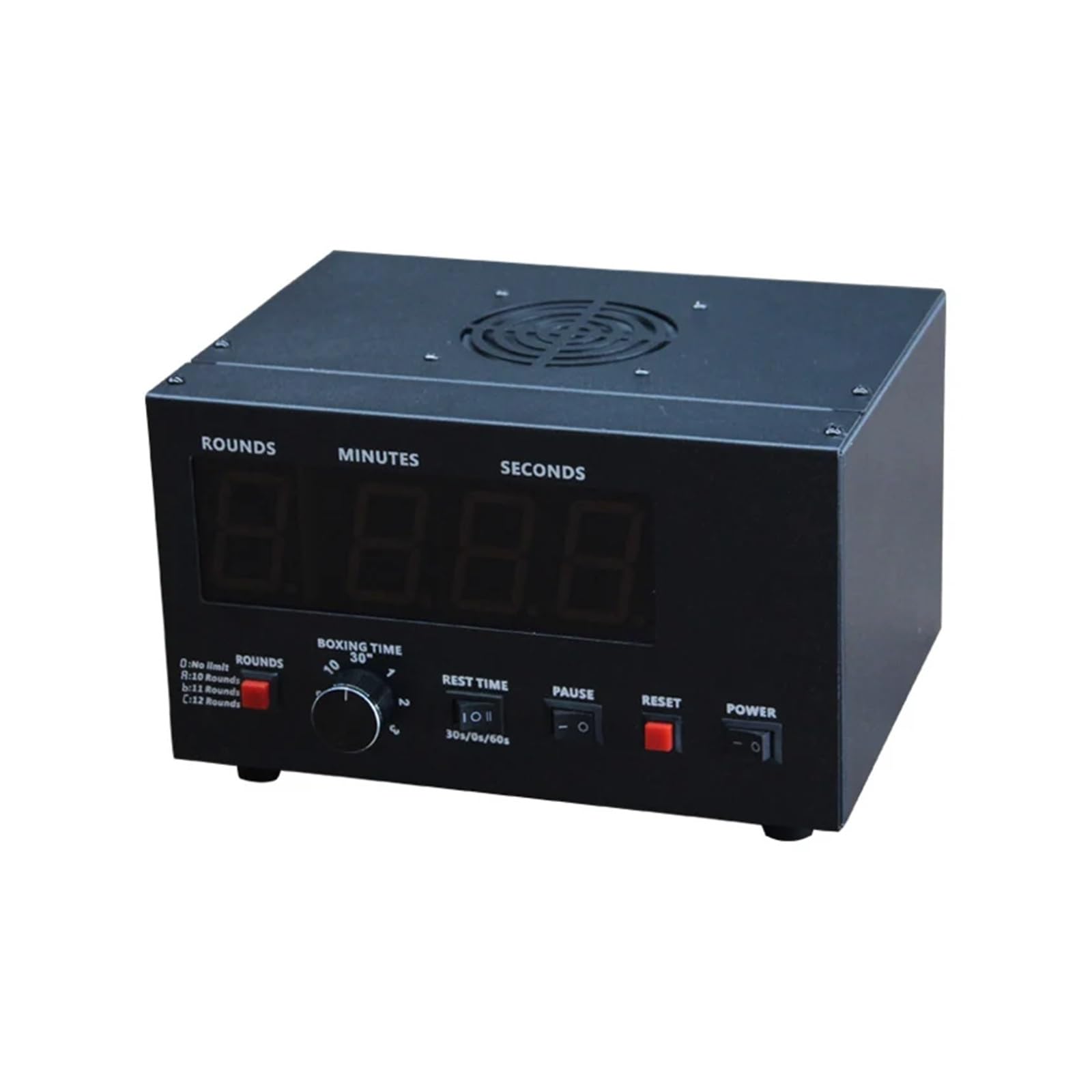Temporizzatore digitale, Timer da palestra portatile -in, timer a intervalli LED, orologio for il conto alla rovescia, cronometro(6inch)