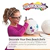 Colorations® Decorate Your Own Inflatable Beach Ball, Set of 12, Craft for Kids and Fun Home Activities, Create unique & personal designs, Fun Kids Craft Project, Craft Project for Boys & Girls #1