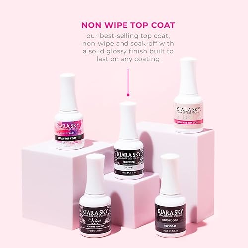 Miniatura 2 de Kiara Sky Esmalte de gel para remojar capa superior sin limpieza 05 onzas