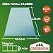 Deuba Placas de policarbonato 14 paneles 60,5x121cm 10,25m² doble pared de policarbonato...