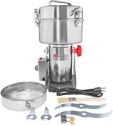 Miniatura 9 de ALDKitchen Molino de grano | Máquina de pulir tipo oscilante | Varias capacidades (88.18 oz)
