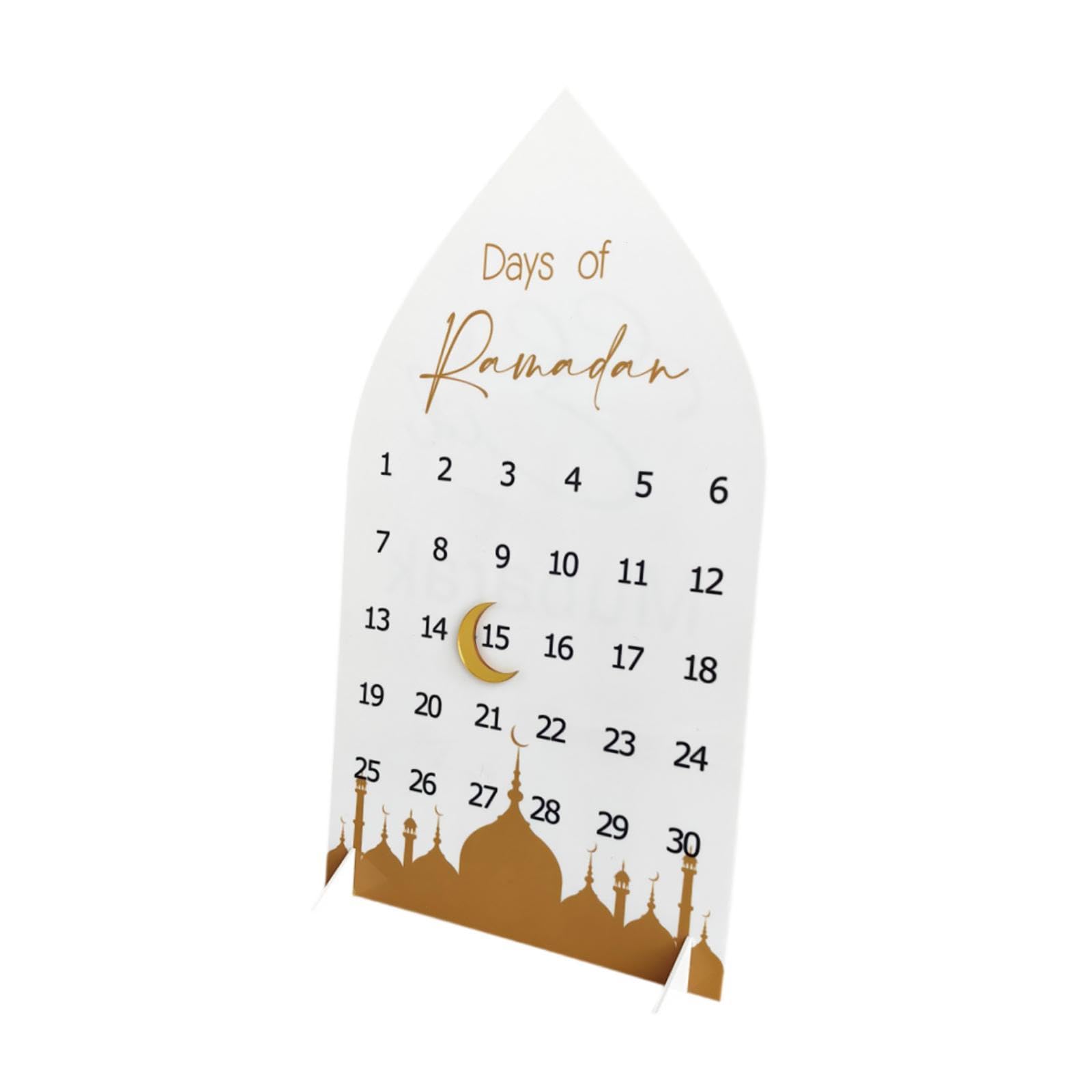 TRENDYNEST® Acrylic Ramadan Calendar Crafts Desktop Ornament for Indoor Living Room Cafe Style A | Home & Garden | Greeting Cards & Party Supply | Party Supplies | Party Decorations-image-29