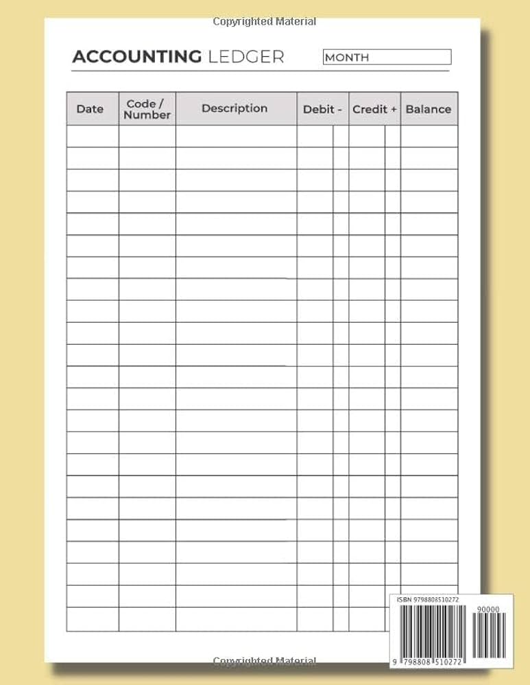 accounting-ledger-book-200-pages-simple-accounting-ledger-for-bookkeeping-and-small-business-income-expense-account-recorder-tracker-logbook-accounting-ledger-book-publishing-9798808510272-amazon-com-books for Free Printable Ledger Sheet Pdf Accounting Ledger Book: 200 Pages Simple Accounting Ledger for Bookkeeping and Small Business Income Expense Account Recorder & Tracker Logbook: Accounting ledger Book Publishing: 9798808510272: Amazon.com: Books for Free Printable Ledger Sheet Pdf