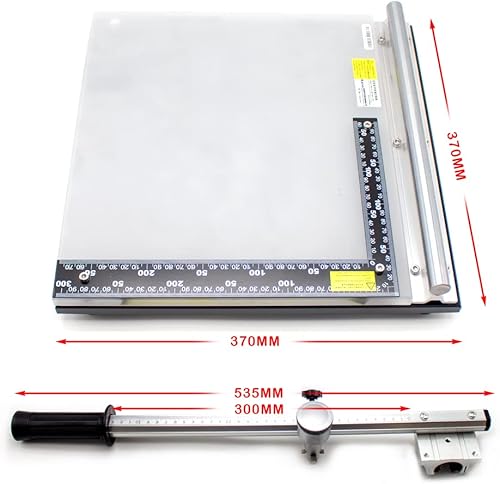 Miniatura 2 de Cortador de vidrio de uso de laboratorio, cortadora manual de vidrio de ITO basada en vidrio de gel de sílice 28x33CM (KVC370 Plus)
