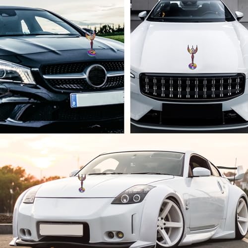 Goddess Car Hood Ornament Metal Car Stickers Hood Ornaments for Cars Angel Car Front 3D Stand Emblem Badge Decal Sticker Ornament for Trucks Car Vehicle (Angel Stand)