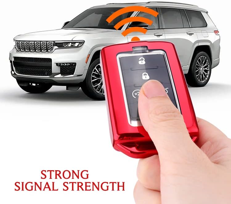 Miniatura 4 de ontto Funda para llavero de TPU con llavero de color rojo