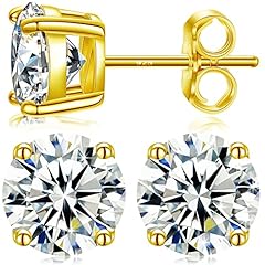 18K Yellow Gold - S925 -3EX Cut