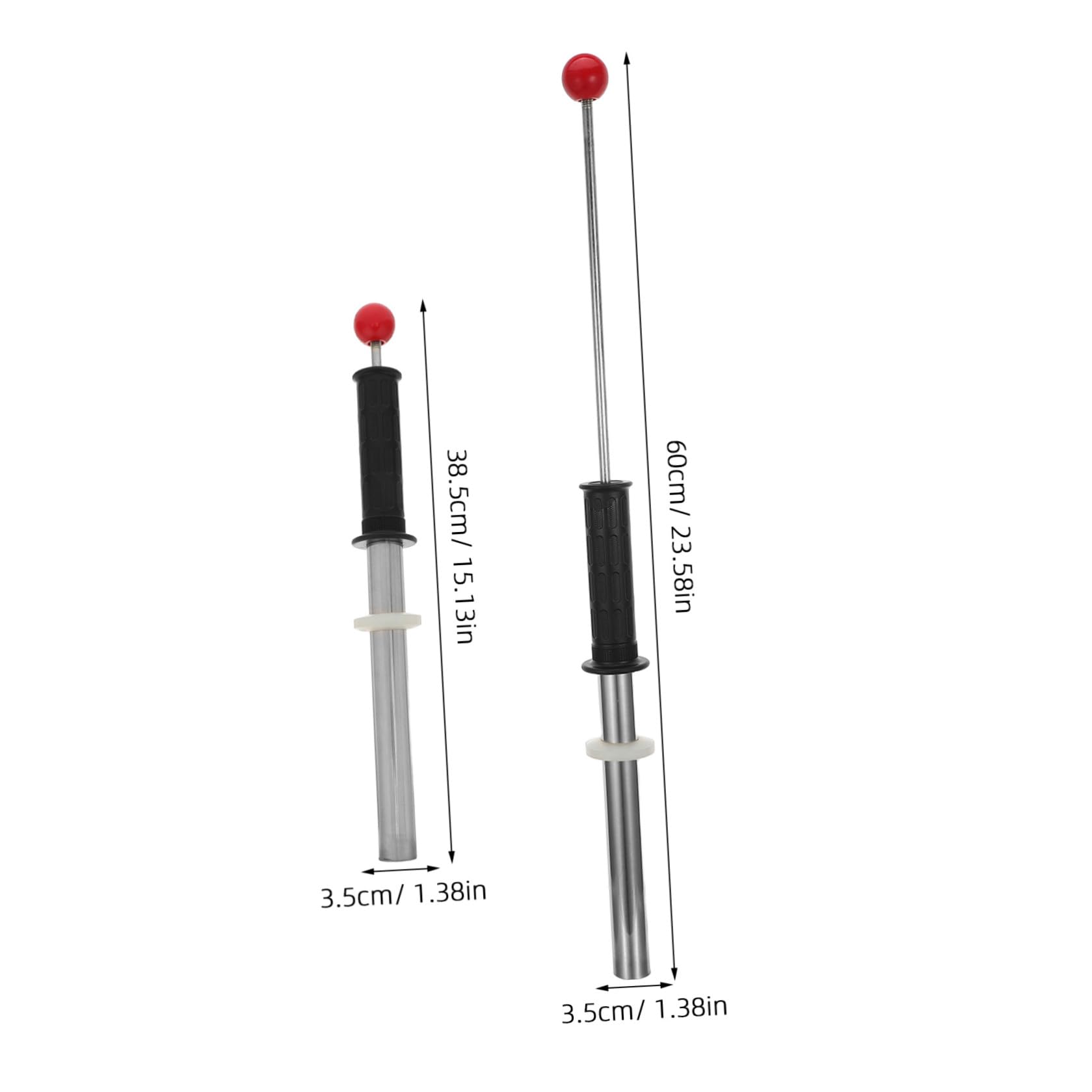 2 Piezas Herramienta Magnética de Recogida Manual y Funda de Plástico con Mango Retráctil para Mantenimiento y Reparación Mecánica en Superficies Lisas
