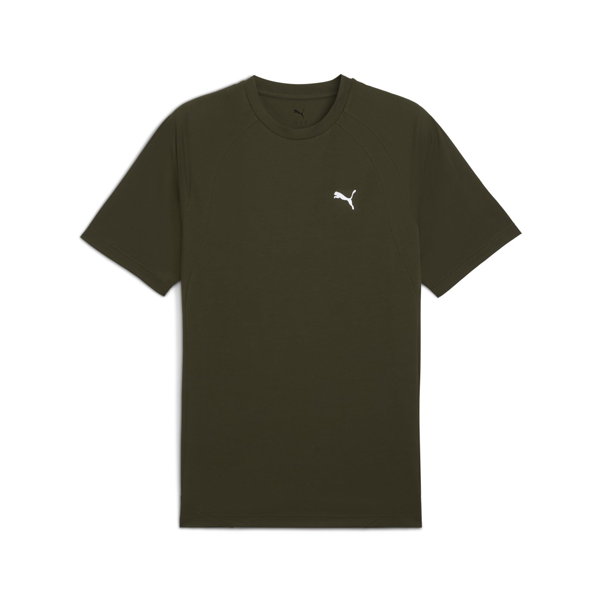 Puma Unisex Evostripe Tees, Dark Olive, XL EU