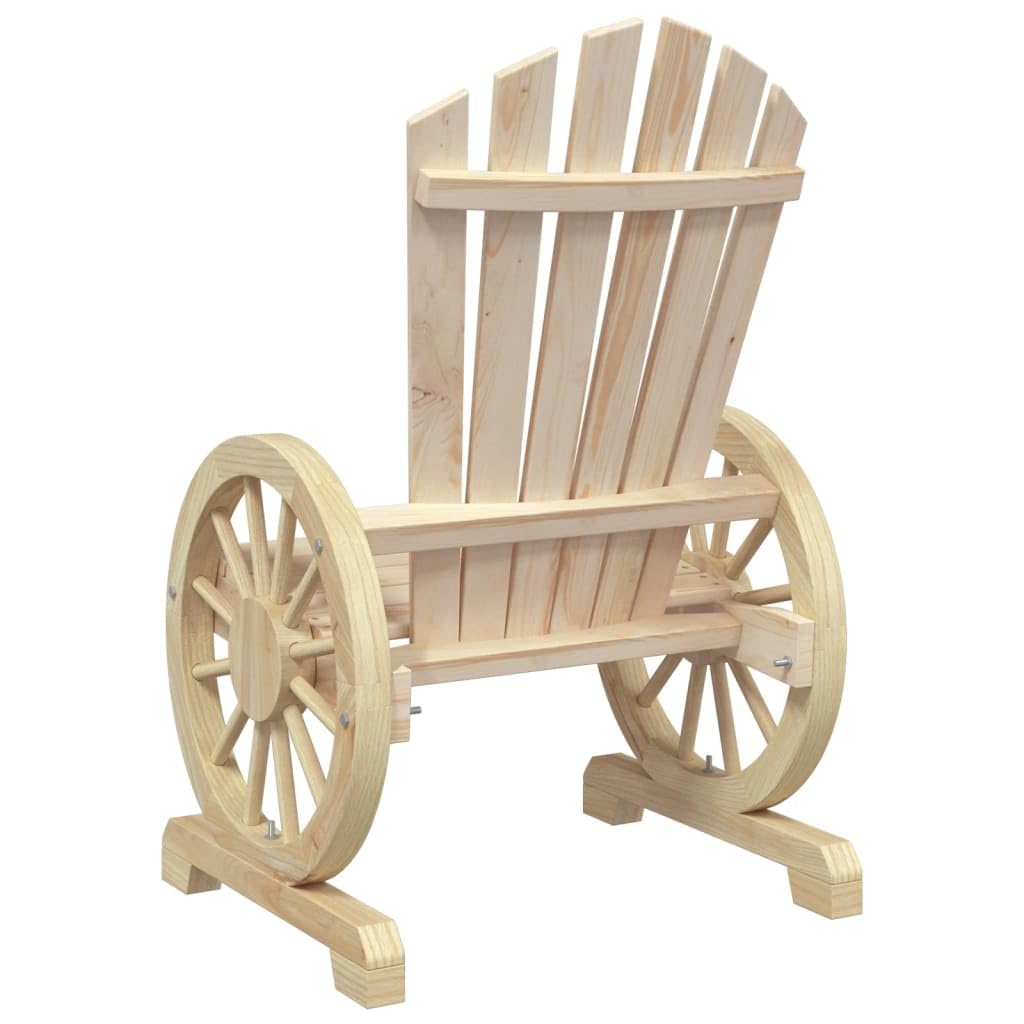 LAPOOH Adirondack 2 szt. Fotele ogrodowe z litego drewna świerkowego, krzesła na tarasie zewnętrznym, krzesła ogrodowe, meble ogrodowe - 365091