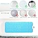 Upgrade Baby Bath Mat Non Slip Extra Long Bathtub Mat for Kids 40 X 16 Inch - Eco Friendly Bath Tub Mat with 200 Big Suction Cups,Machine Washable Shower Mat,Blue