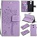 Produktbild Sony Xperia XA2 Hülle,THRION PU Cat und Baum Brieftaschenetui mit magnetischer Handschlaufe und Ständerhalterung für Sony Xperia XA2, Lila#2