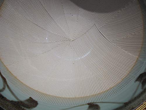 Made In Japan Mortar And Pestle Suribachi And Surikogi Set Medium 7.28 Inches Pale Blue Green With Arabesque Pattern Authentic Mino Ware Pottery M88249 #TOP3