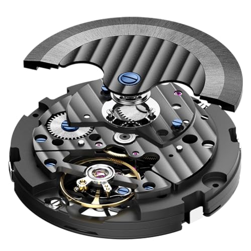 Image of OLEVS Men Watch Automatic Tonneau Watch Skeleton Mechanical 50M Waterproof Square Male Watches White /Black /Rose Gold