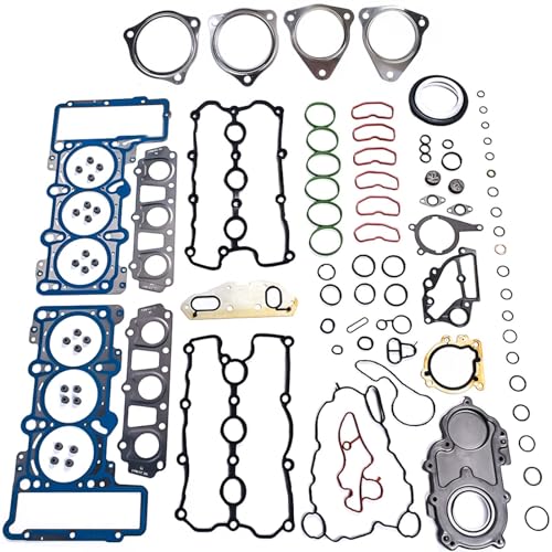 Image of HS54834 Head Gasket Kit Replacement for 2009-2015 Audi A4 A6 A8 Q5 Q7 3.0 TFSI 06E103148AG 06E103149AG