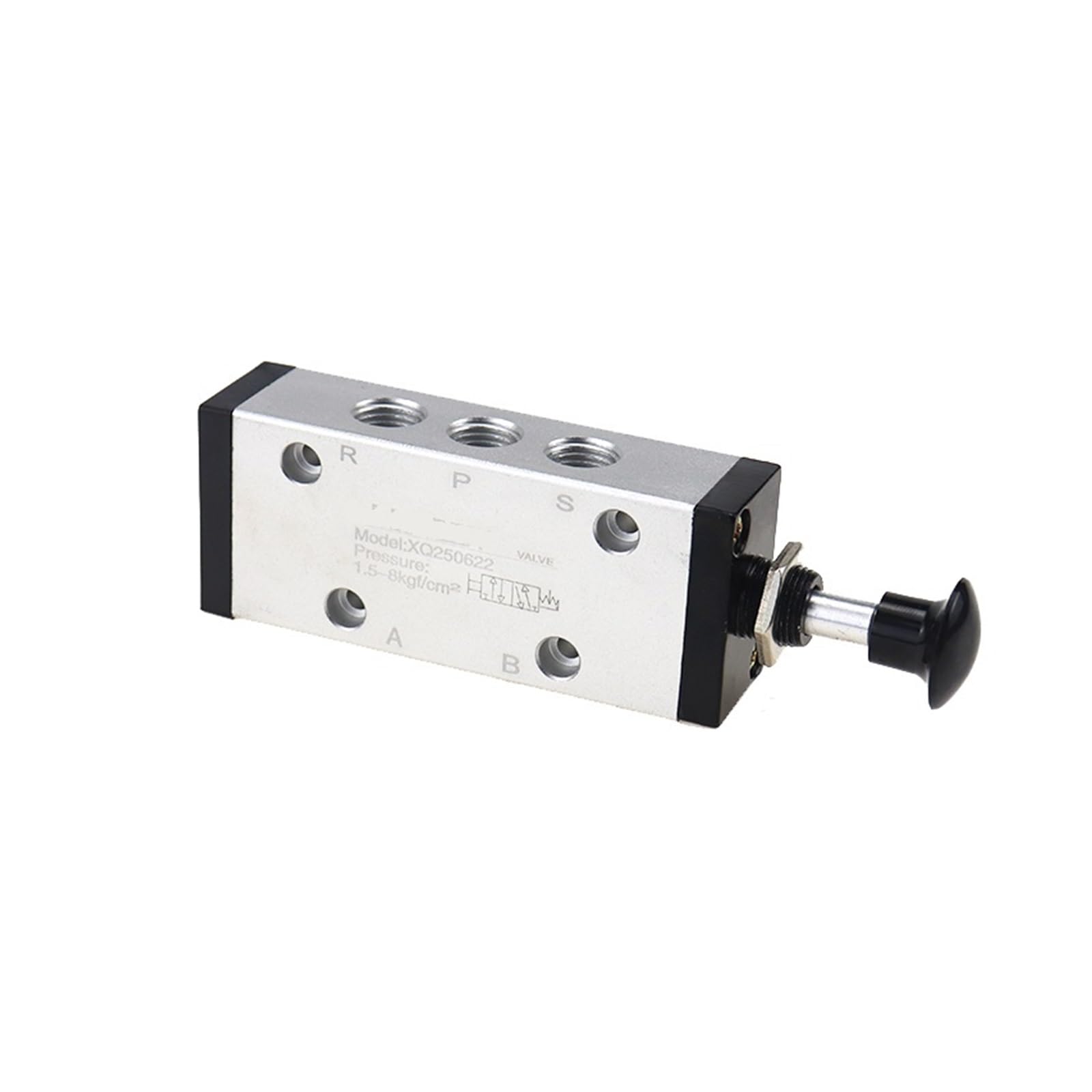 1 Uds. Válvula de rodillo XQ/válvula de mano de dos posiciones, tres vías, dos posiciones, cinco vías, aleación de aluminio XQ230412 XQ230622 XQ250612 XQ250422(XQ230612)