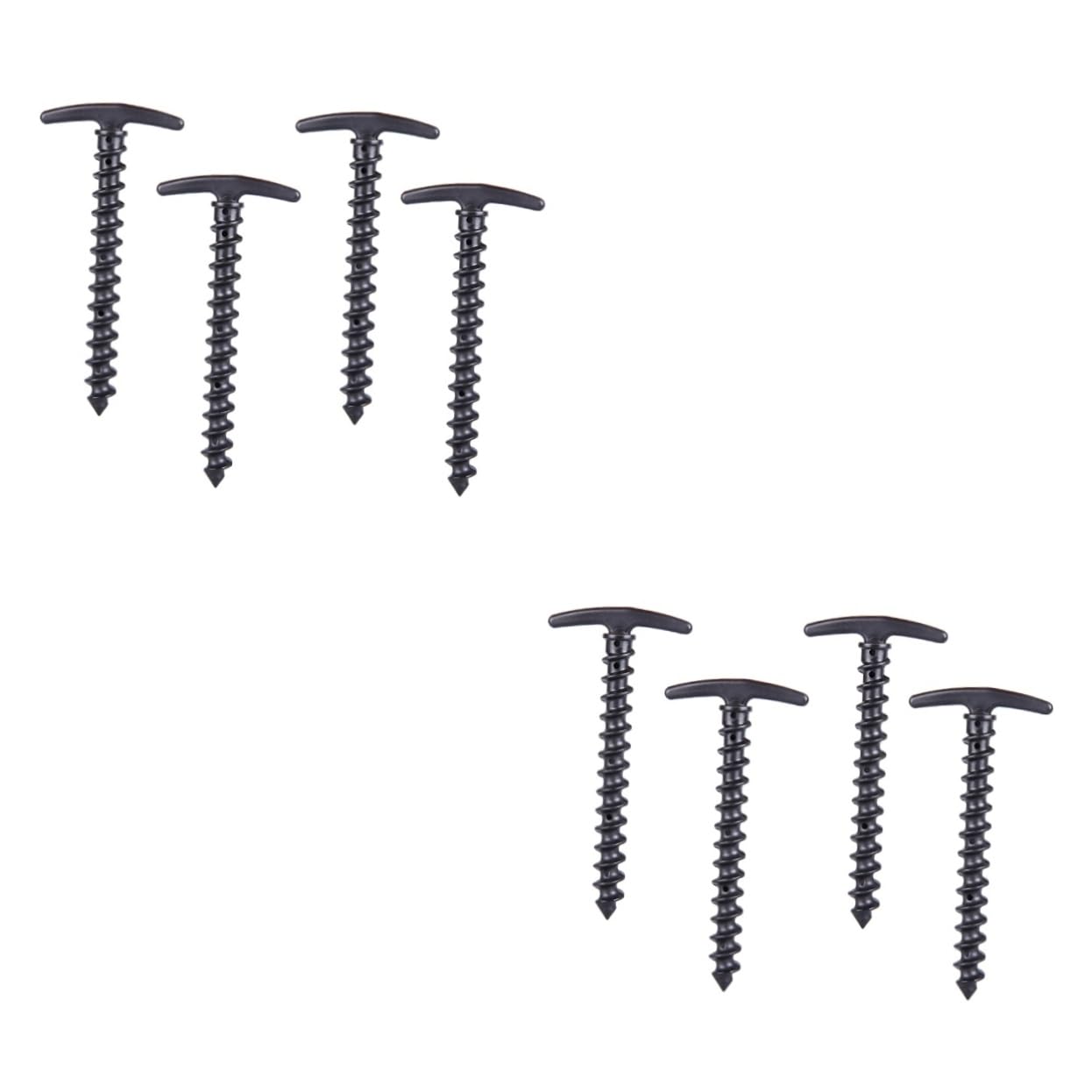 Piquets de tente de camping et pointes de neige en nylon léger x12