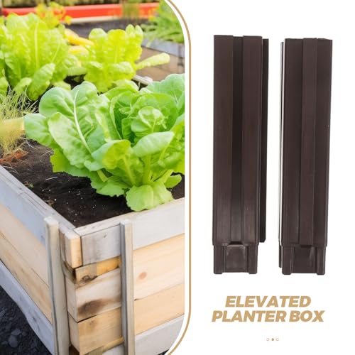 Patas elevadas de plástico con combinación libre para jardineras de verduras modulares 4