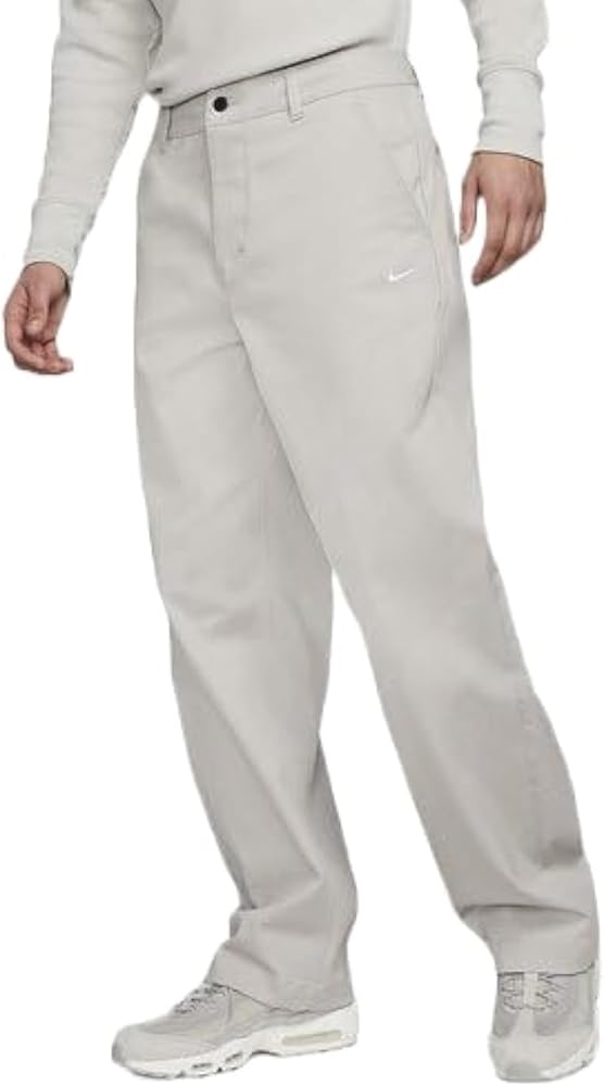 NIKE EL Chino Pants ナイキ チノ Nike Men's Water RELLENT Life EL Chino Pants, Light Iron Ore/White