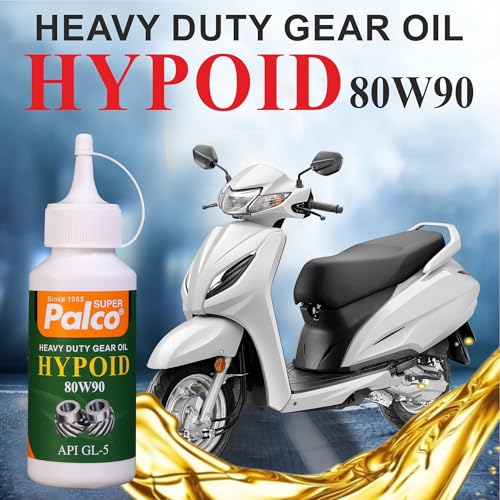 Image of PALCO Traio Plus 5W30 Engine Oil 600ml & Hypoid 80W90 Gear Oil 120ml With Microbiber (Available color) for Gearless Scooty Synthetic Engine oil for Bike High Performance BS-6 Reduces Wear & Sludge