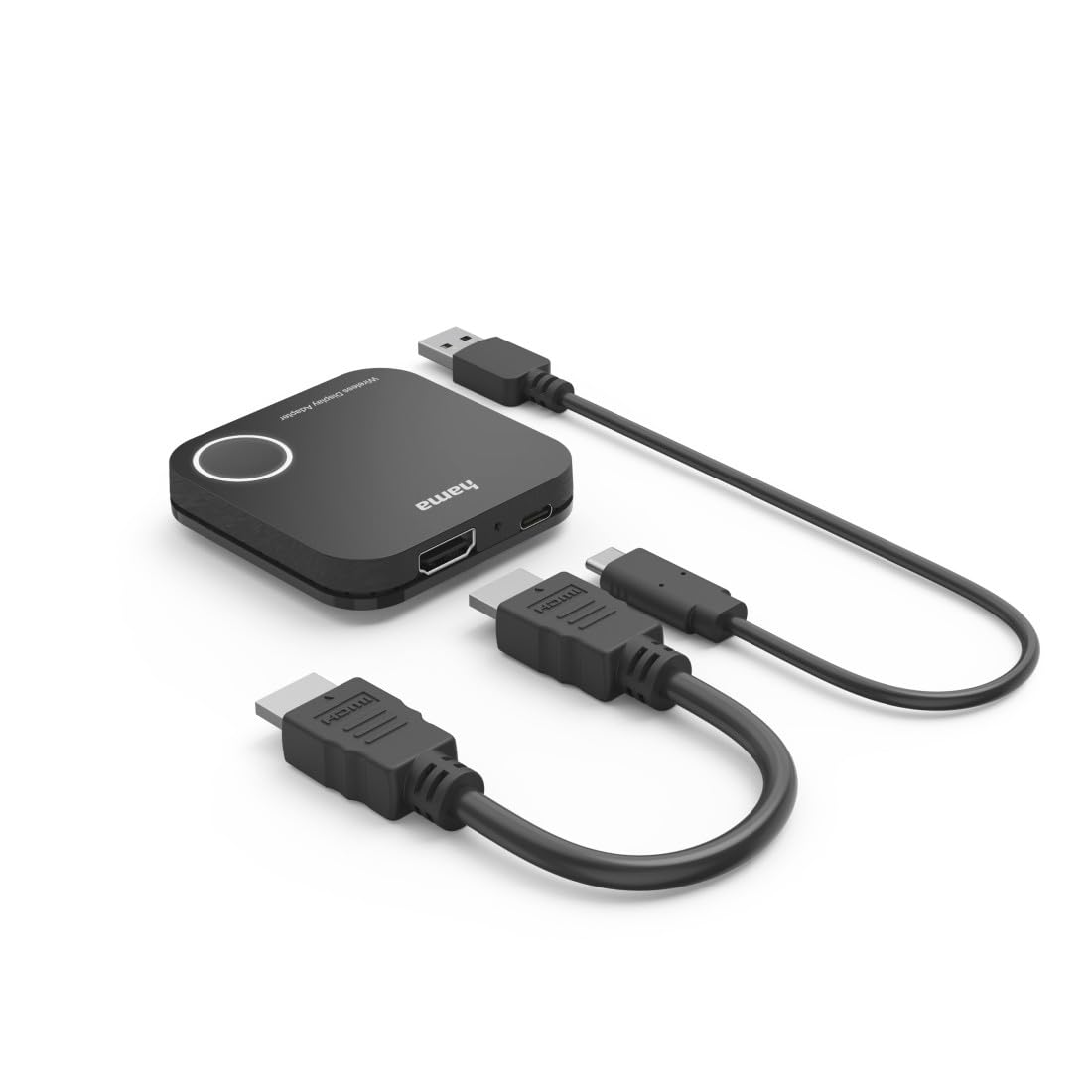 Hama Adattatore display wireless HDMI Full HD 1080p, trasmissione dati audio, video e segnali senza fili, ottima qualità di trasmissione